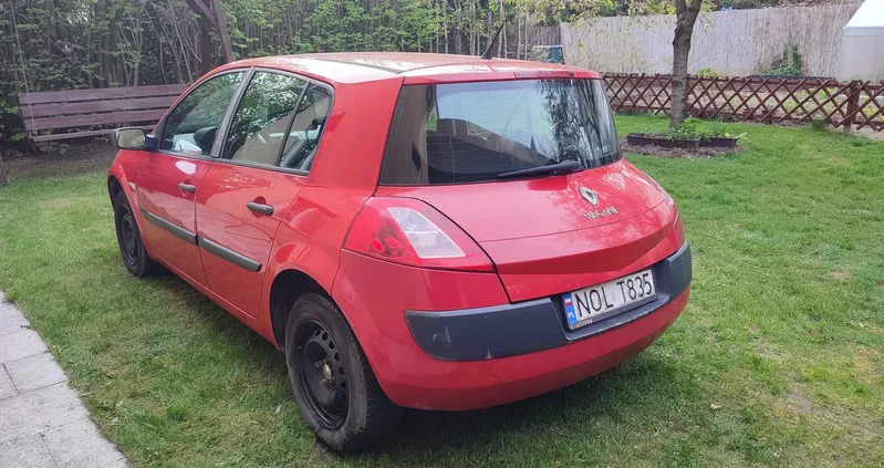 warmińsko-mazurskie Renault Megane cena 5658 przebieg: 360000, rok produkcji 2003 z Płońsk